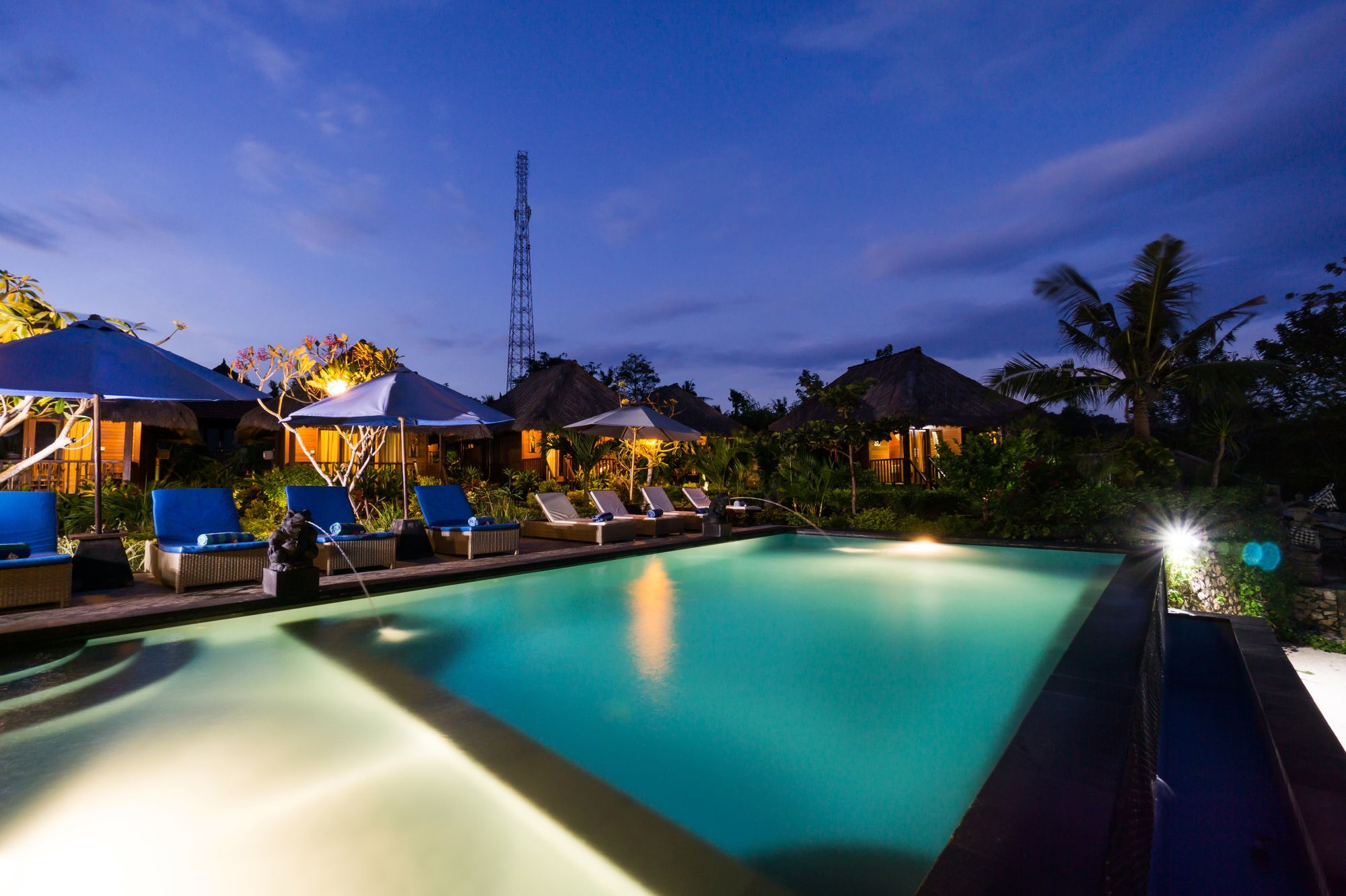 Laguna Reef Huts Nusa Lembongan  Luaran gambar