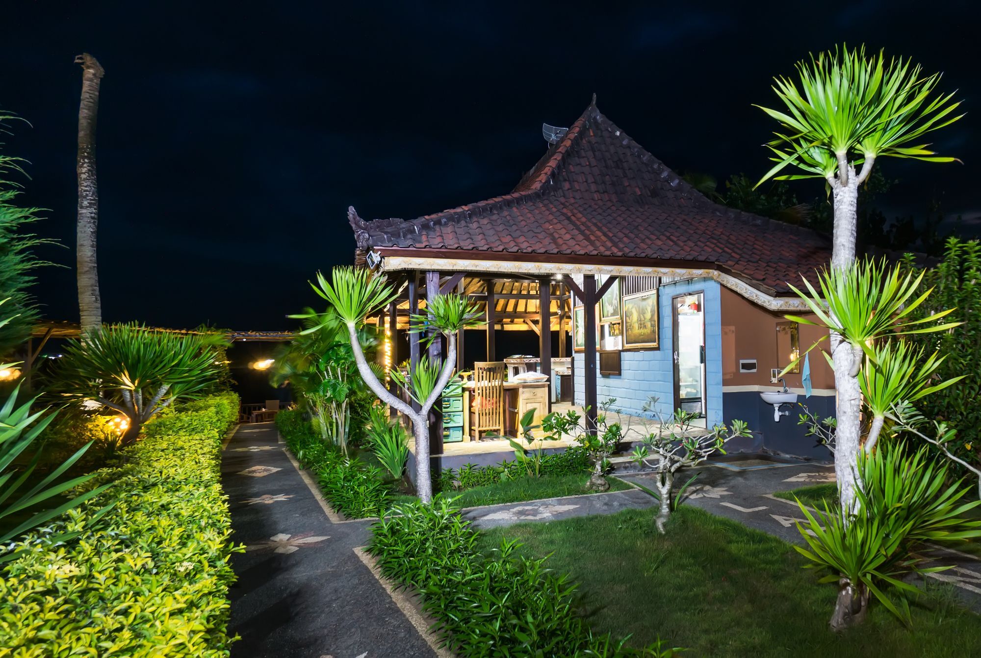 Laguna Reef Huts Nusa Lembongan  Luaran gambar