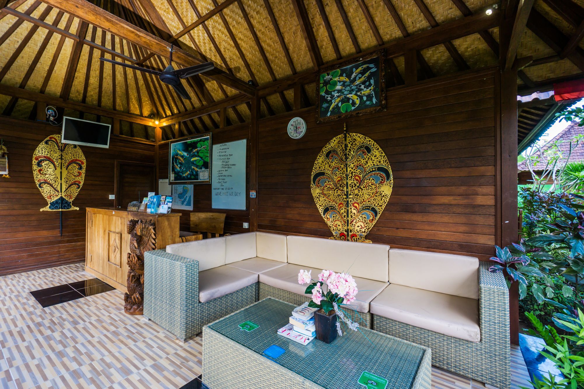 Laguna Reef Huts Nusa Lembongan  Luaran gambar
