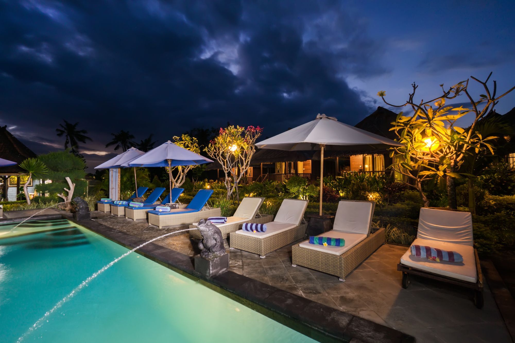Laguna Reef Huts Nusa Lembongan  Luaran gambar