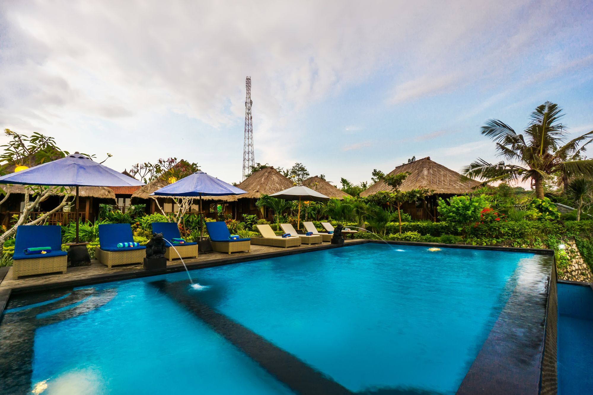 Laguna Reef Huts Nusa Lembongan  Luaran gambar