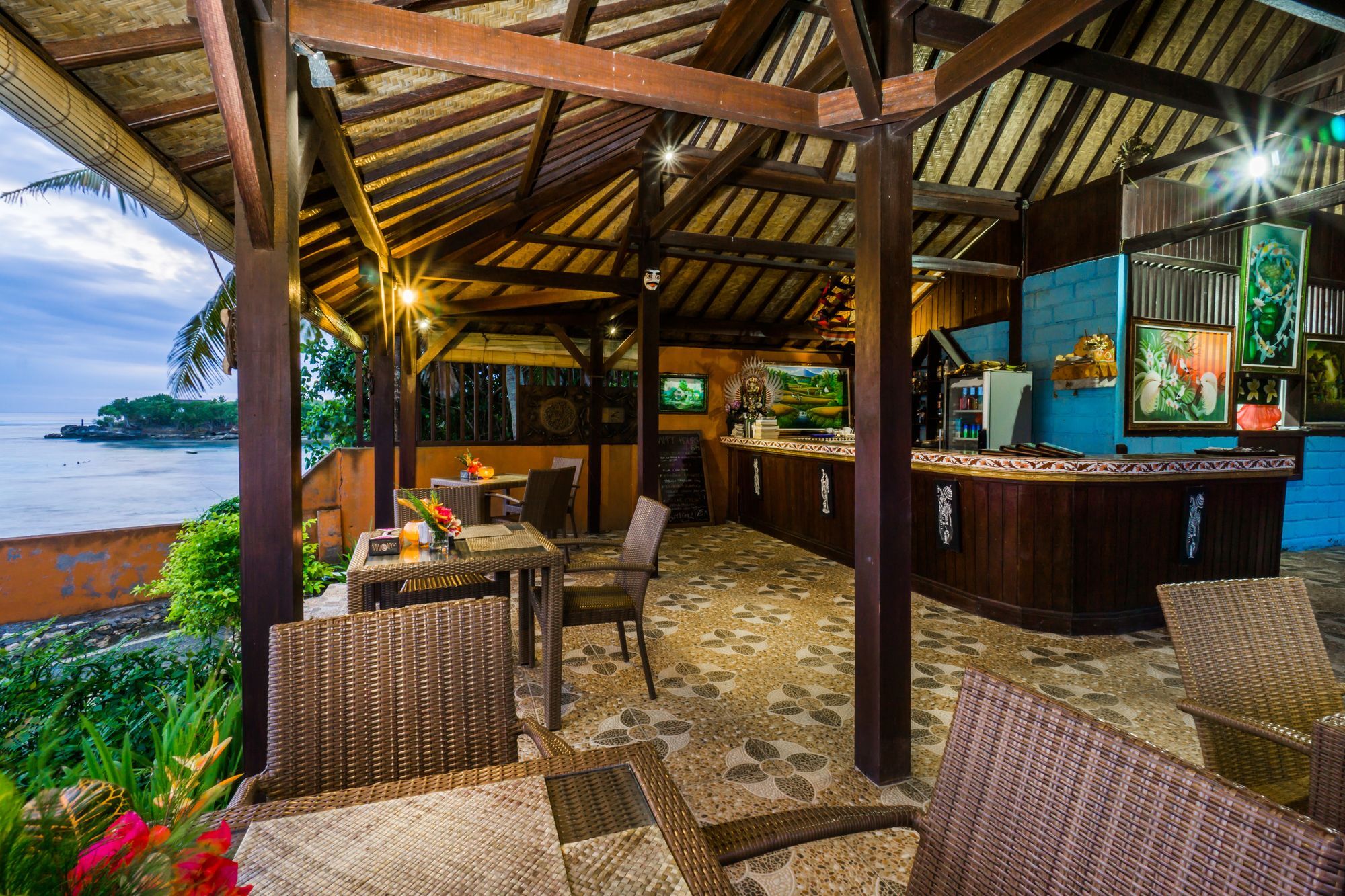 Laguna Reef Huts Nusa Lembongan  Luaran gambar
